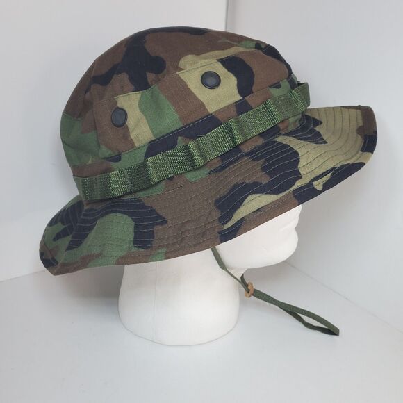 Human Technologies Co Camo Boonie Hat Mens Sz 8 Army Hunting Camping Outdoor - Picture 5 of 7